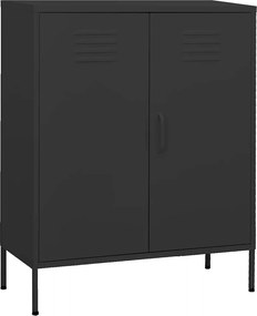 vidaXL Ντουλάπι Αποθήκευσης Ανθρακί 80 x 35 x 101,5 εκ. Ατσάλινο