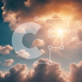 Intra Συλλεκτικό Ξύλινο Παζλ Plywood  4mm - Ήλιος που λάμπει μέσω του συννεφιασμένου ουρανού Σε Ξύλινο Κουτί - Διαστάσεις Puzzle: 10x10 cm – 25 κομμάτια