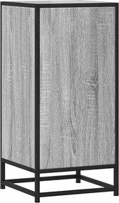 vidaXL Ραφιέρα Γκρι Sonoma 35,5x35x76 εκ. Επεξ. Ξύλο + Μέταλλο