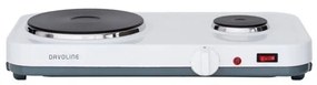 Davoline EK-1950W Επιτραπέζια Εστία Εμαγιέ Διπλή Λευκή
