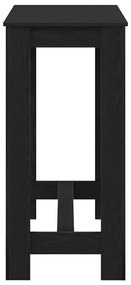 vidaXL Τραπέζι μπαρ Μαύρη Οξυά 102 x 50 x 103.5 εκ. Επεξεργασμένο ξύλο