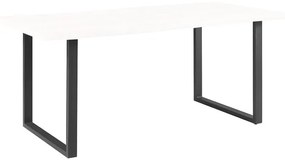 WOODWELL LIZARD Βάση Τραπεζιού Set 2 τεμαχίων 79x6 H.73cm Μέταλλο Μαύρο 79x6 H.73cm ΕΜ838,Η