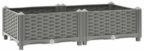 vidaXL Ζαρντινιέρα 80 x 40 x 23 εκ. από Πολυπροπυλένιο