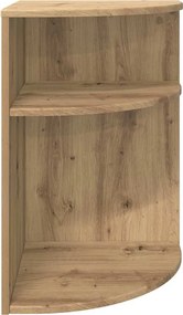 vidaXL End Table Artisan Oak 39,7 x 39,7 x 60 εκ Επεξεργασμένο ξύλο