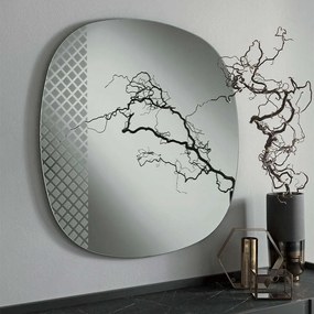 Καθρέπτης Mantra 96x96cm Smoke Capodarte Glass
