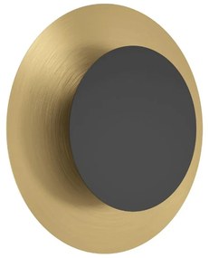 Φωτιστικό Τοίχου - Απλίκα Tocina 900988 24x6cm Led Black-Brass Eglo