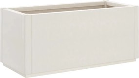 vidaXL Ζαρντινιέρα Κήπου Λευκή 80x36x35 εκ. Πολυπροπυλένιο