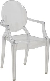 Καρέκλα Narova PC διάφανο 43x48x92εκ 4αδα 43x48x92 εκ.