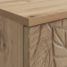 vidaXL Γραφείο Artisan Δρυς 142,5 x 50 x 75 εκ. Επεξεργασμένο Ξύλο