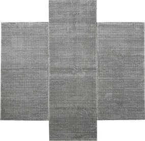Χαλιά Κρεβατοκάμαρας (Σετ 3τμχ) Polcarpet Petra Stone 1044 Grey
