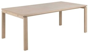 Τραπέζι Oakland K101, Ελαφριά δρυς, 75x100x200cm, 57 kg, Ινοσανίδες μέσης πυκνότητας, Φυσικό ξύλο καπλαμά, Ξύλο, Ξύλο: Δρυς | Epipla1.gr