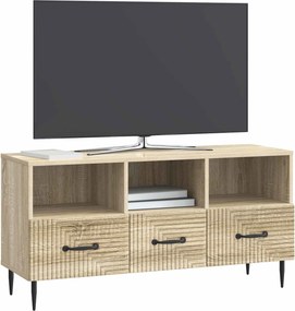 vidaXL Ντουλάπι TV Sonoma Δρυς 102 x 34,5 x 50 εκ. Επεξεργασμένο Ξύλο