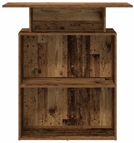 vidaXL Γραφείο υποδοχής Παλιό Ξύλο 100x40x104 εκ. Επεξεργασμένο Ξύλο