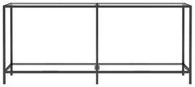 vidaXL Τραπέζι Κονσόλα Διαφανές 180 x 35 x 75,5 εκ. από Ψημένο Γυαλί