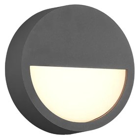 Pedro Στεγανή Επιτοίχια Πλαφονιέρα Εξωτερικού Χώρου με Ενσωματωμένο LED σε Μαύρο Χρώμα 222860142 Trio Lighting 222860142