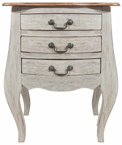 vidaXL Κομοδίνο 48 x 35 x 64 εκ. από Μασίφ Μαόνι