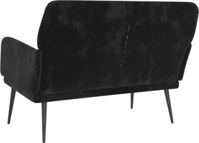 vidaXL Πάγκος Μαύρος 108x79x79 εκ. Βελούδινος