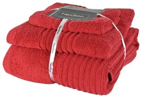 ΝΕΧΤ 5005 ΣΕΤ ΠΕΤΣΕΤΕΣ 600GR 100%CΟΤ ΡΕΝΝΙΕ 3ΤΕΜ RΕD