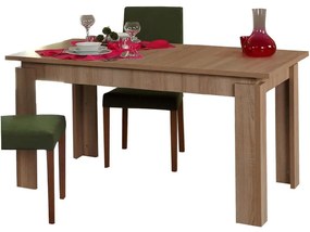 Τραπέζι Επεκτεινόμενο Huqqa 801CMY2914 78/170x80x150cm Light Oak Μοριοσανίδα, Μελαμίνη