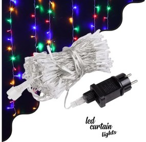 Διακοσμητική Κουρτίνα 3x3 300 LED 3.6W IP44 Διάφανο 85829 Globostar-85829-Διάφανο 85829