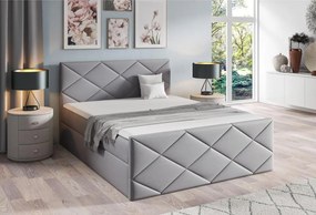 Επενδυμένο κρεβάτι Herkules-Gkri-200 x 200