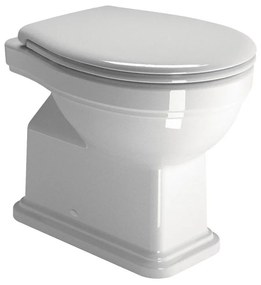 GSI Classic 871000C Λεκάνη Υψηλής Πίεσης Κατωστόμια 54cm με Κάλυμμα Βακελίτη Λευκό Soft Close αποσπώμενο