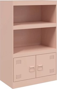 vidaXL Ντουλάπι Ροζ 67x39x107 εκ. από Ατσάλι