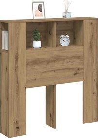 vidaXL Ντουλάπι κεφαλάρι Δρυς τεχνίτης 100x18,5x102,5 cm