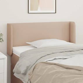 vidaXL Κεφαλάρι με Πτερύγια Καπουτσίνο 103x16x78/88εκ. Συνθετικό Δέρμα