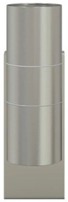 vidaXL Εξωτερικά Φωτιστικά Τοίχου 2 pcs Ασημί 7 x 10 x 22 εκ