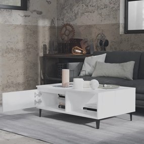 vidaXL Τραπεζάκι Σαλονιού Λευκό 90 x 60 x 35 εκ. από Μοριοσανίδα