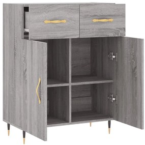 vidaXL Ντουλάπι Γκρι Sonoma 69,5 x 34 x 90 εκ. από Επεξεργασμένο Ξύλο