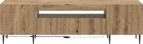 vidaXL Ντουλάπα LED Τηλεόρασης Artisan Δρυς Επεξεργασμένο Ξύλο