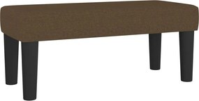 vidaXL Κρεβάτι Boxspring με Στρώμα Σκούρο Καφέ 80x200 εκ. Υφασμάτινο