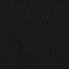Πλαίσιο Κρεβατιού Μαύρο 140x200 εκ. Υφασμάτινο - Μαύρο