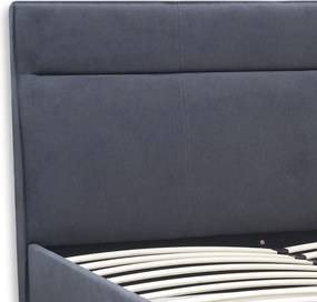 Κρεβάτι Marvel Megapap υφασμάτινο χρώμα ανθρακί 160x200εκ.