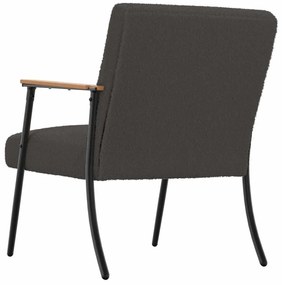 vidaXL Πολυθρόνα Σκούρο Γκρι 59 x 75 x 78 εκ