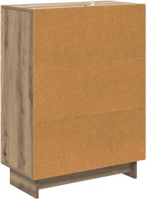 vidaXL Ντουλάπι με Συρτάρια 66 x 34,5 x 90 εκ Επεξεργασμένο Ξύλο