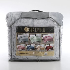 Κουβερτοπάπλωμα Υπέρδιπλο (220x240) Silk Fashion Solid Silver Grey