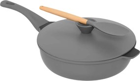 ΤΗΓΆΝΙΑ CAST ALU 28CM DEEP PAN GREY