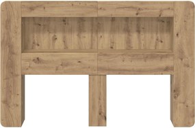 vidaXL Κρεβάτι με Κεφαλάρι Artisan Δρυς 160 cm