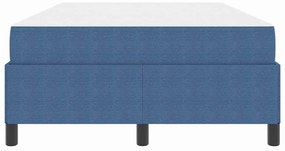 vidaXL Σκελετός Κρεβατιού Μπλε 120 x 200 cm Βελούδο