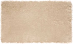 vidaXL Χαλί από τεχνητό πρόβειο δέρμα TAFALLA Μπεζ 100 x 200 cm