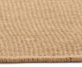 vidaXL Χαλί Φυσικό Χρώμα 140 x 200 εκ. Γιούτα με Υπόστρωμα από Λάτεξ