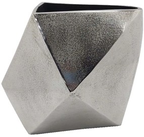 Βάζο Douma 029007 28x22x28cm Nickel Αλουμίνιο