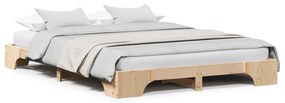 vidaXL Κρεβάτι 160x200 cm από Στερεό Ξύλο Πεύκου