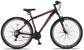 4 Motion MTB 29 Inch 46 cm Unisex 21SP Rim Brakes BlackRedUmit