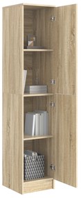 vidaXL Μπουφές Sonoma oak Μοριοσανίδες με φινίρισμα σε χρώμα Sonoma oak