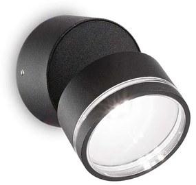 Φωτιστικό Σποτ Εξωτερικού Χώρου Ideal Lux Omega Round 285504 Μαύρο (4000Κ)