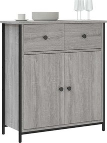 vidaXL Ντουλάπι Γκρι Sonoma 70 x 30 x 80 εκ. από Επεξεργ. Ξύλο